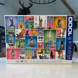 Yoga Dogs Puzzle - Multicolor 1000 piece